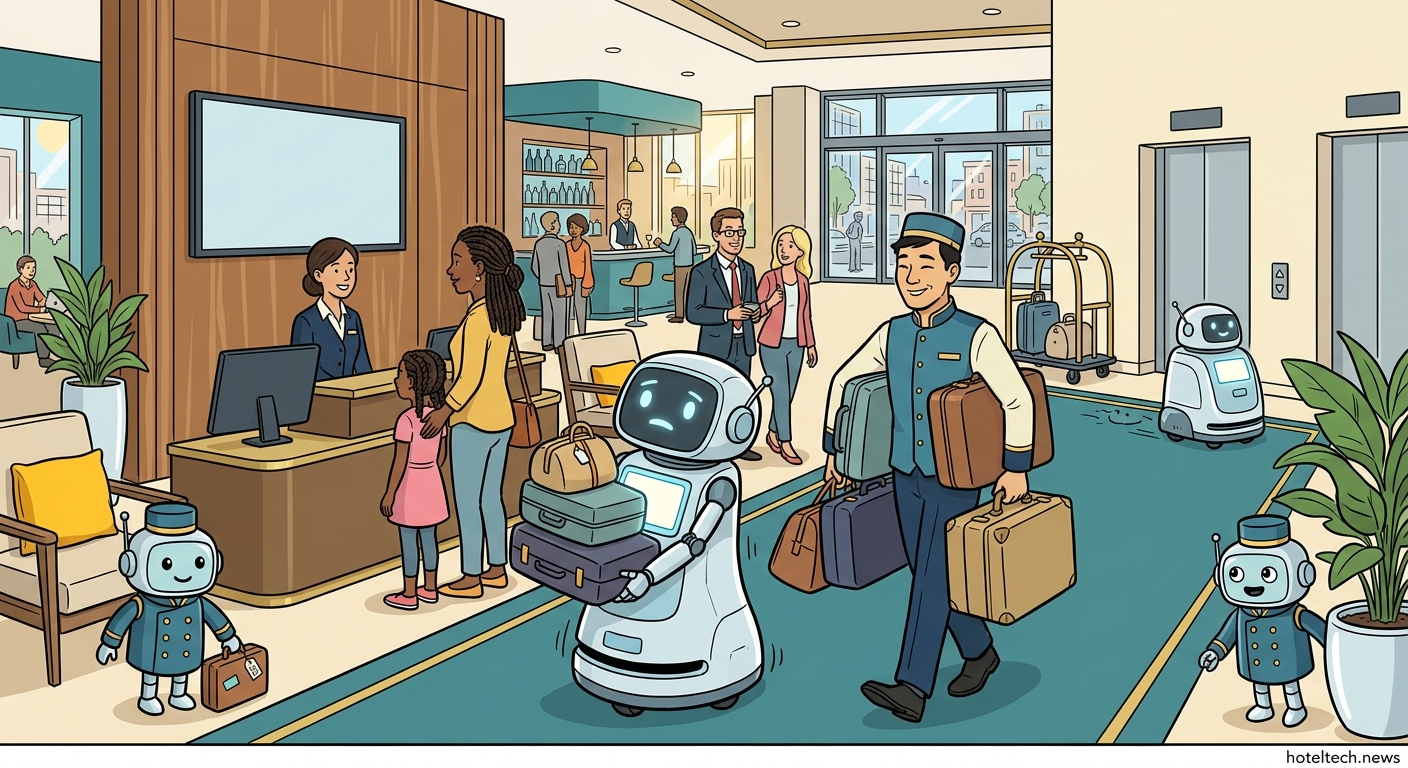 Robots en hoteles: qué funciona de verdad hoy Robots en hoteles: qué funciona de verdad hoy